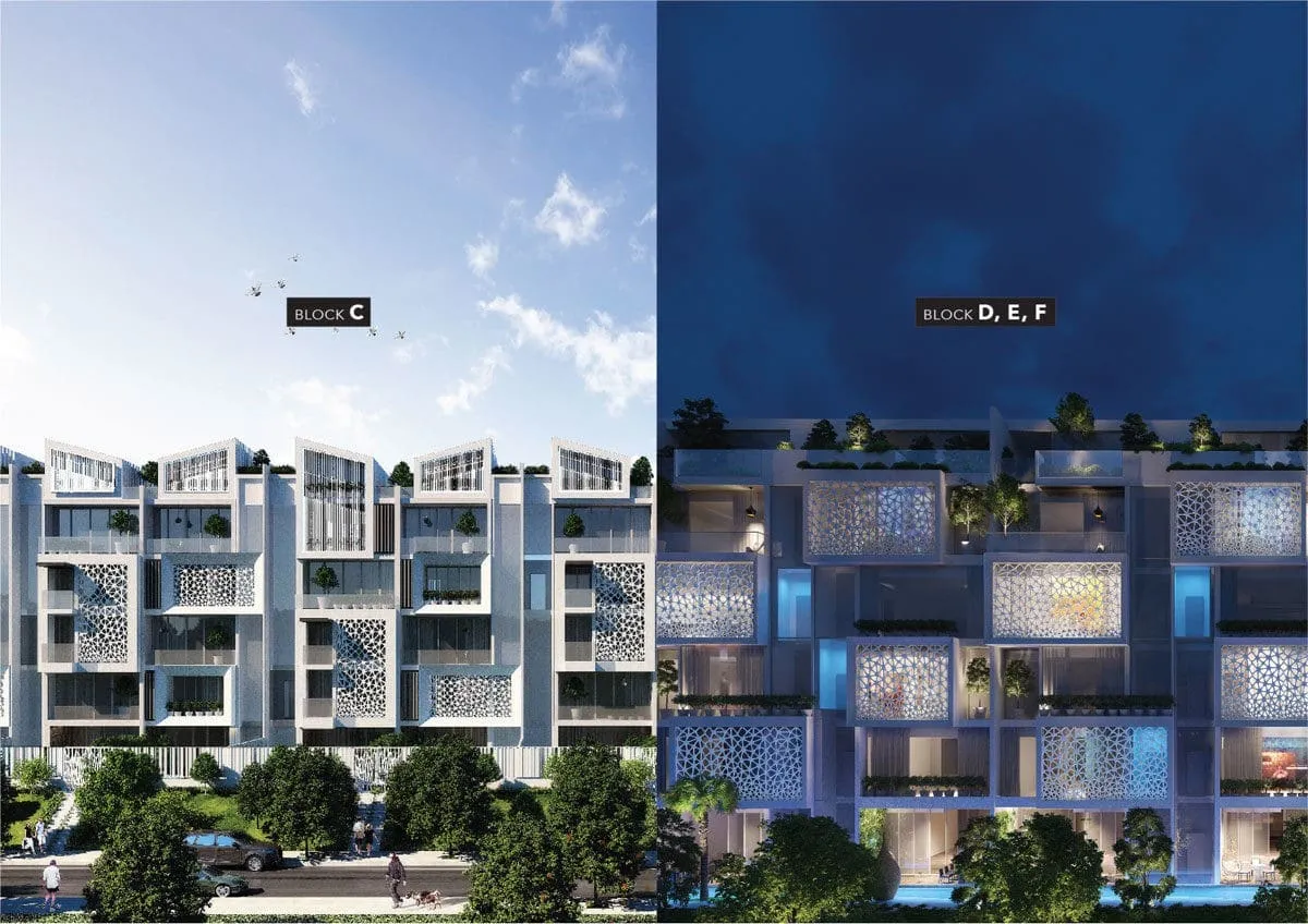 EVERGREEN QUẬN 7 16 Block C-D-E-F khu nhà Phố City Villas Evergreen