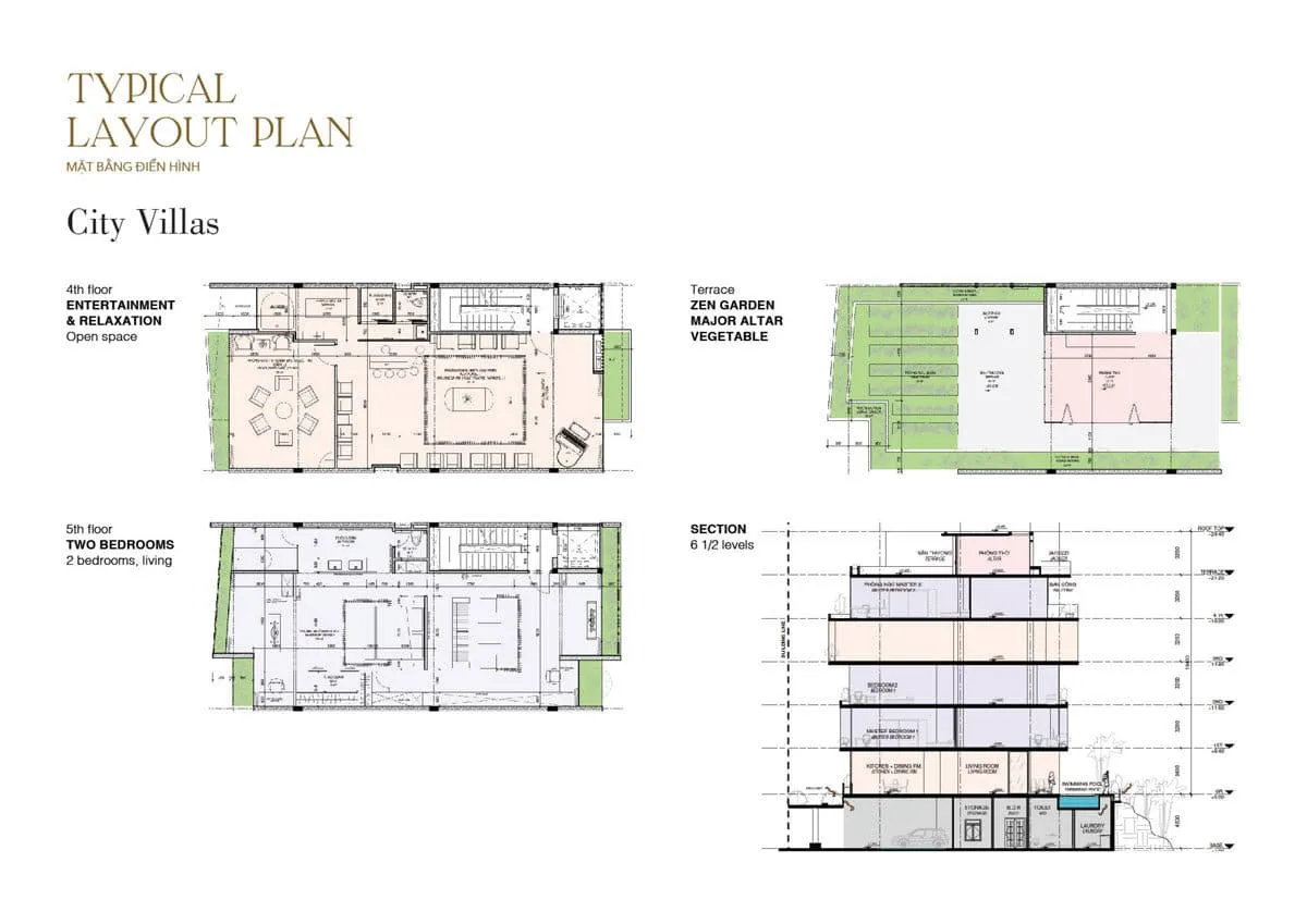 EVERGREEN QUẬN 7 18 mat-bang-thiet-ke-nha-pho-city-villas-2