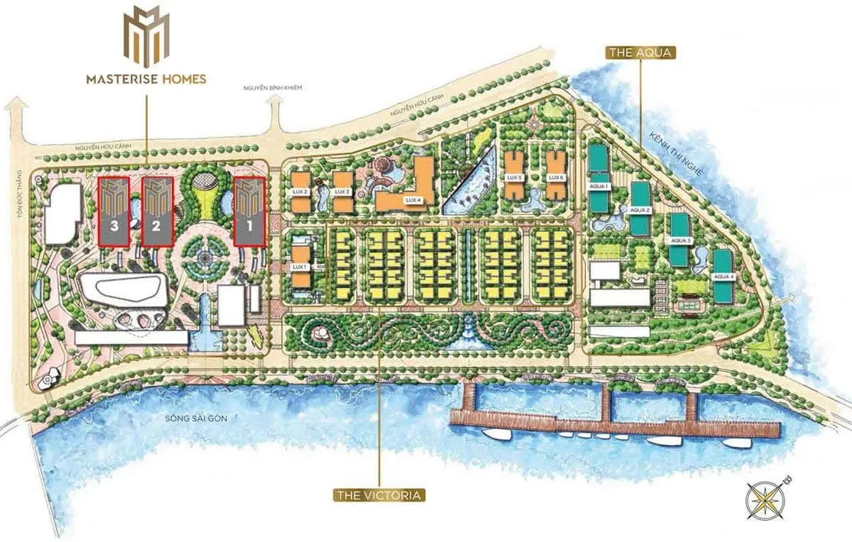 MASTERISE BA SON QUẬN 1 7 Mặt bằng Dự án Căn hộ Mastarise Ba Son Quận 1
