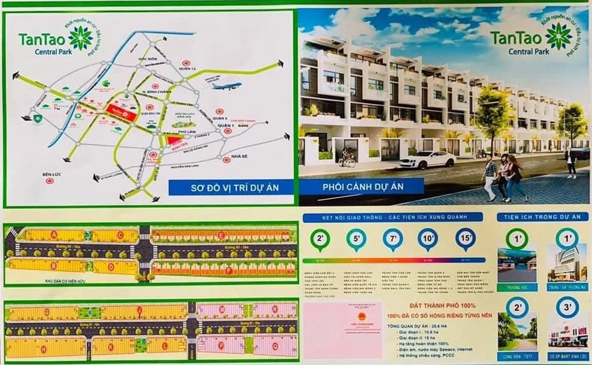 TÂN TẠO CENTRAL PARK BÌNH TÂN 3 Vị trí Dự án Tân Tạo Central Park Bình Tân