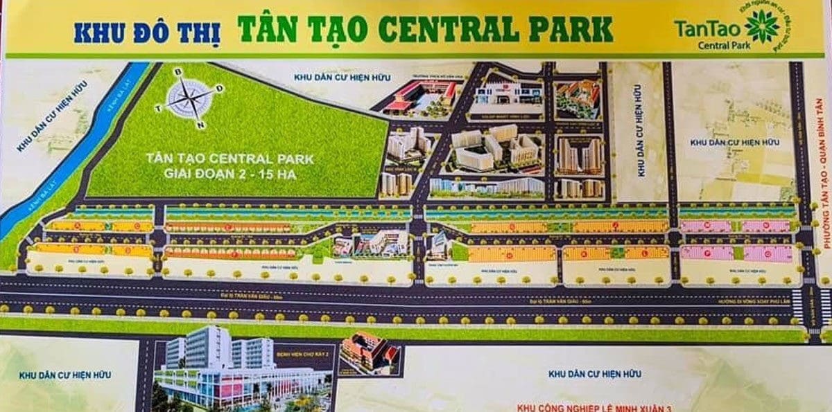 Mặt bằng Dự án Tân Tạo Central Park Bình Tân