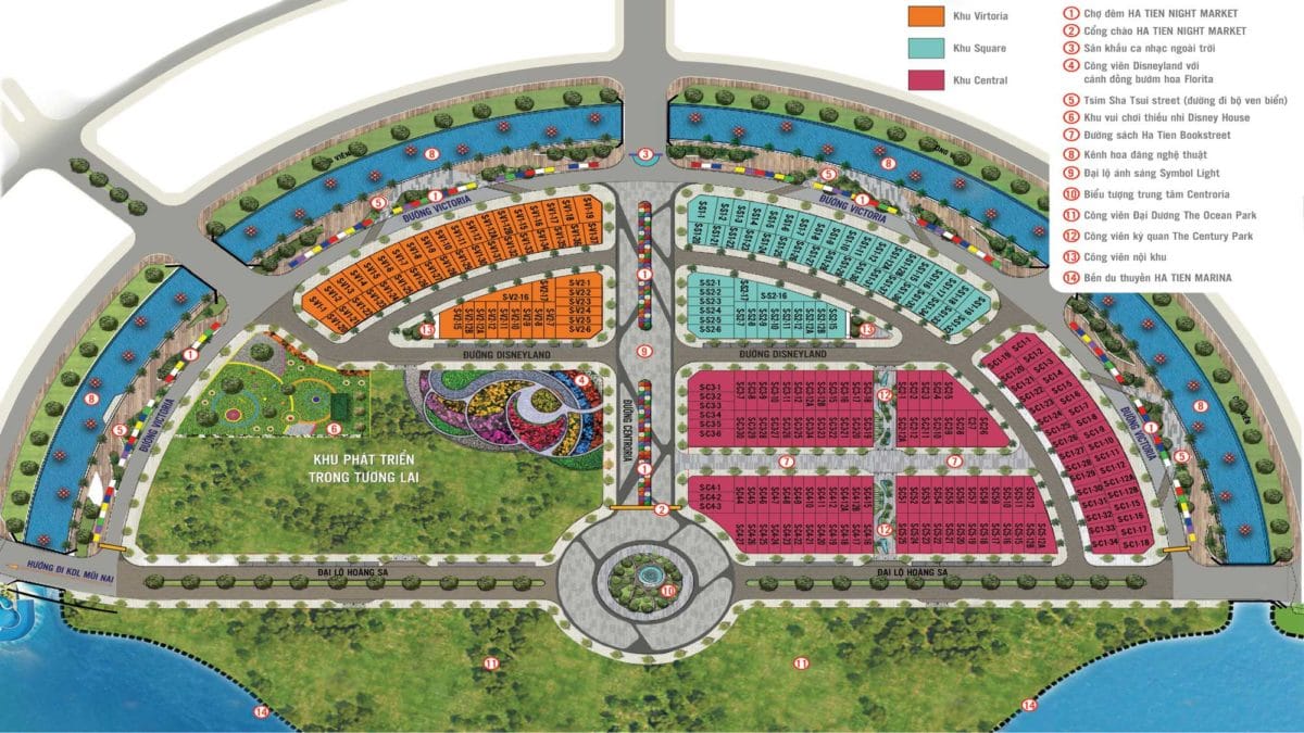 Tiện ích nội khu Dự án Hà Tiên Centroria