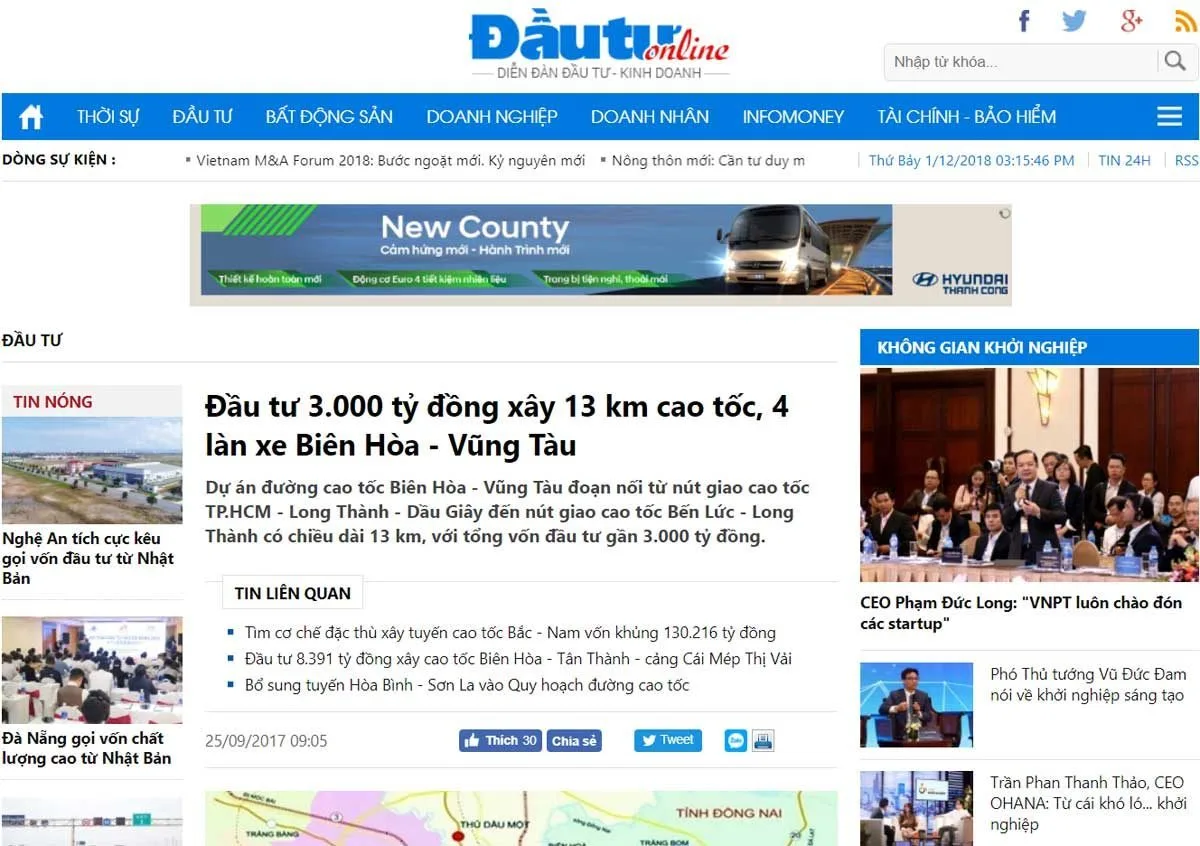 BARIA CITY GATE 10 Dự án đường cao tốc Biên Hòa - Vũng Tàu