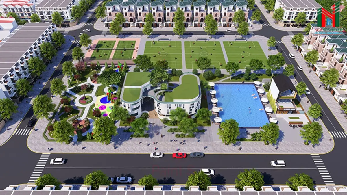 NGHĨA HÀNH NEW CENTER QUẢNG NGÃI 4 Tiện ích Công viên và Sân thể thao Hồ bơi Nghĩa Hành New Center