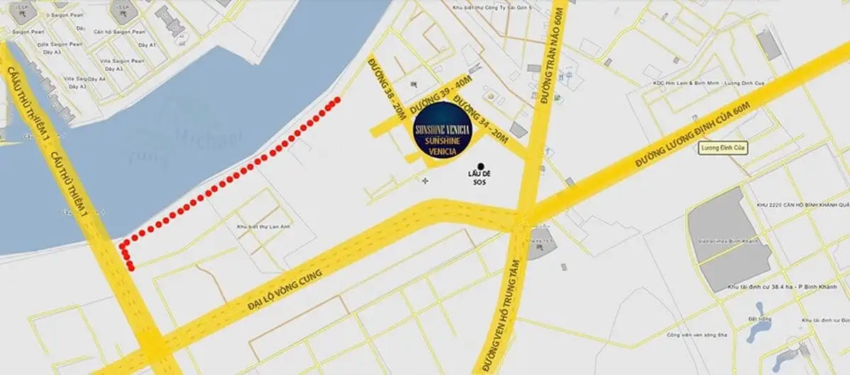 SUNSHINE VENICIA QUẬN 2 3 Vị trí Dự án Căn hộ Sunshine Venicia Quận 2