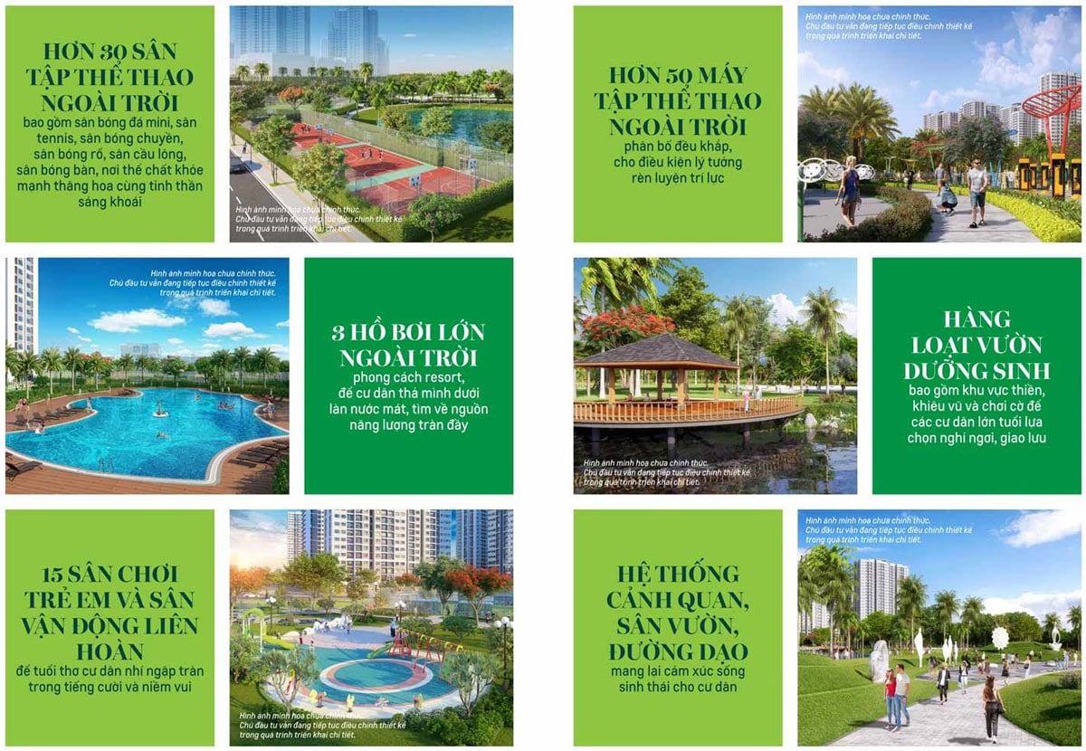 Hệ thống tiện ích Dự án Masterise Grand Park Quận 9