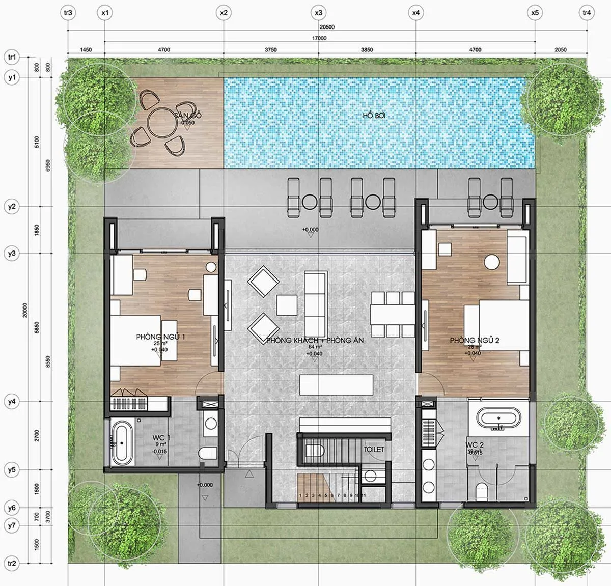 ROSA ALBA RESORT PHÚ YÊN 10 Thiết kế Biệt thự mẫu Rosa Alba Resort