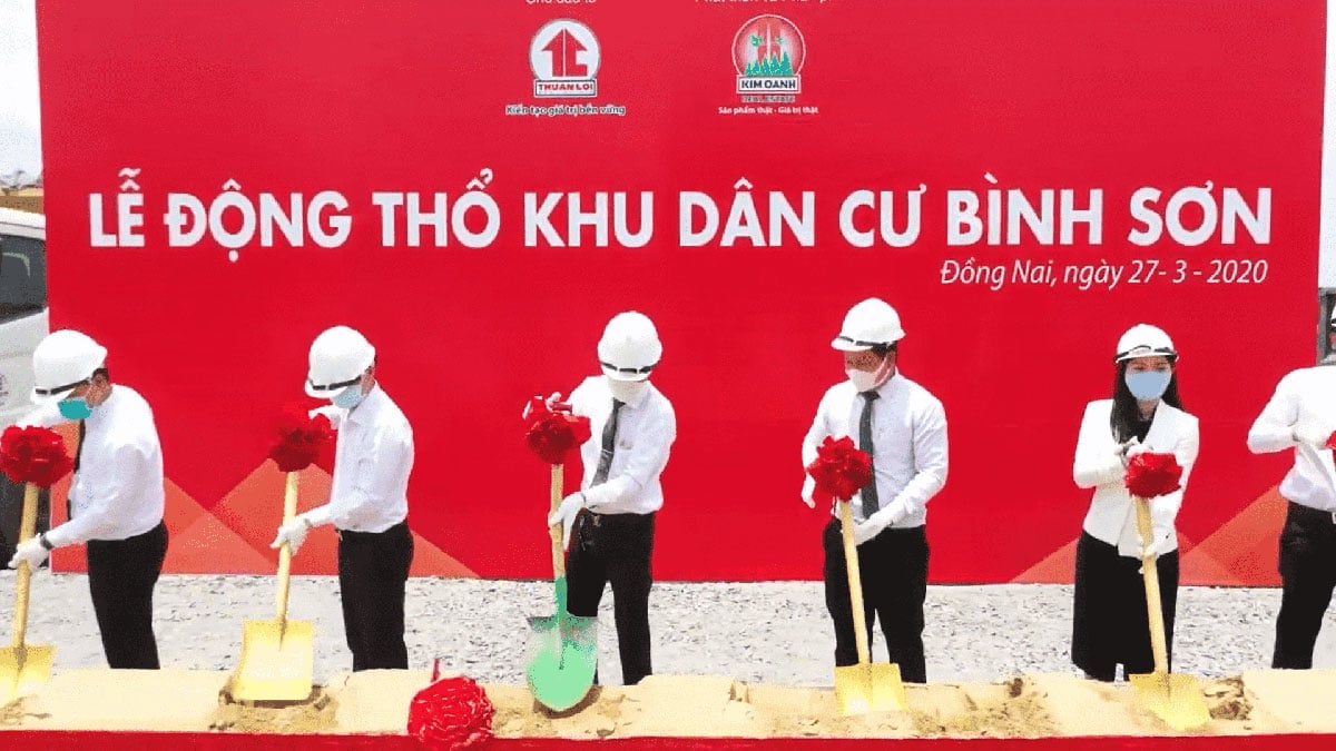 Hình ảnh Lễ Động thổ Khởi công dự án Khu Dân cư Bình Sơn