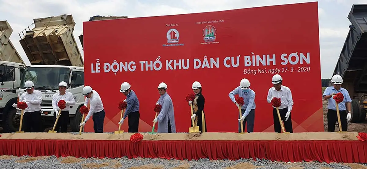 KHU DÂN CƯ BÌNH SƠN 49,8HA LONG THÀNH 2 Lễ Động Thổ Khởi công dự án Khu Dân cư Bình Sơn