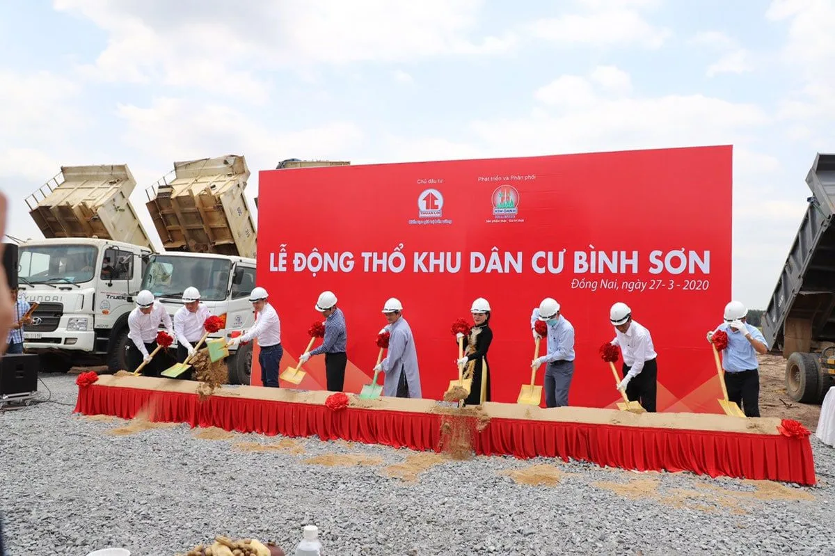 KHU DÂN CƯ BÌNH SƠN 49,8HA LONG THÀNH 4 Hình ảnh Lễ Động thổ Khởi công dự án Khu Dân cư Bình Sơn Long Thành Đồng Nai