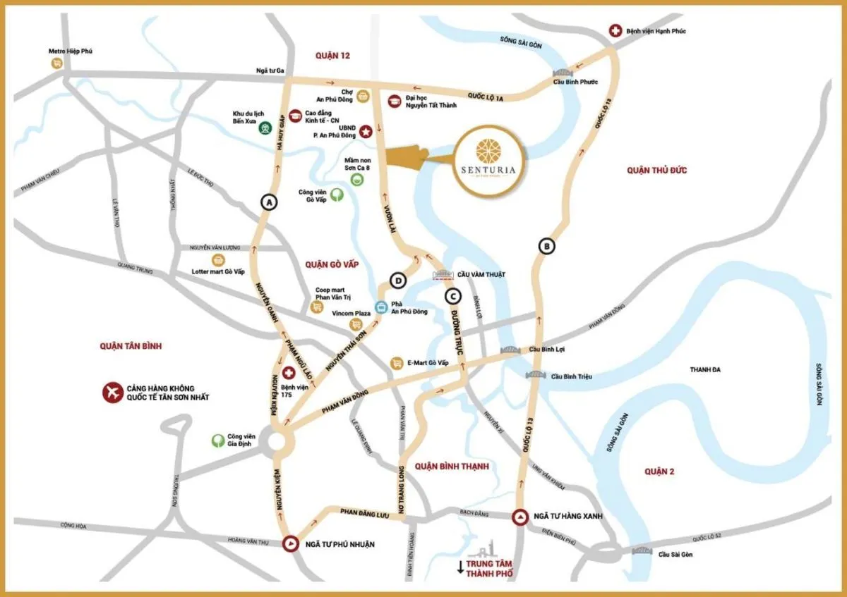SENTURIA VƯỜN LÀI 2 Vị trí Dự án Senturia Vườn Lài