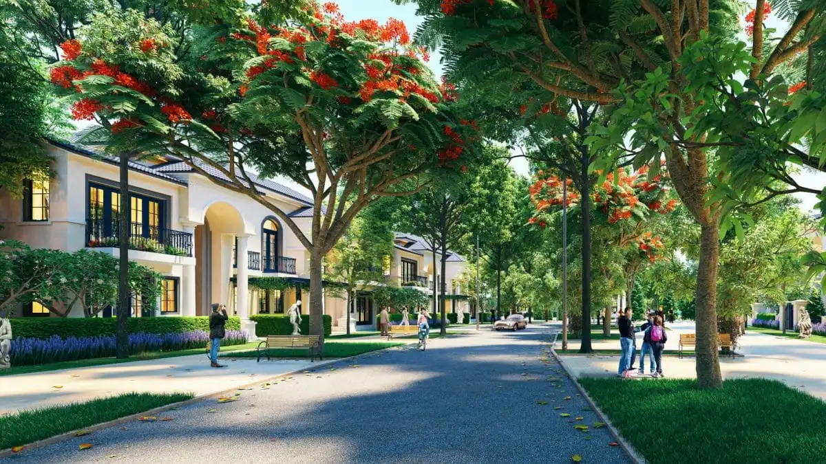 HA TIEN VENICE VILLAS 7 Khu công viên Dự án Hà Tiên Venice Villas
