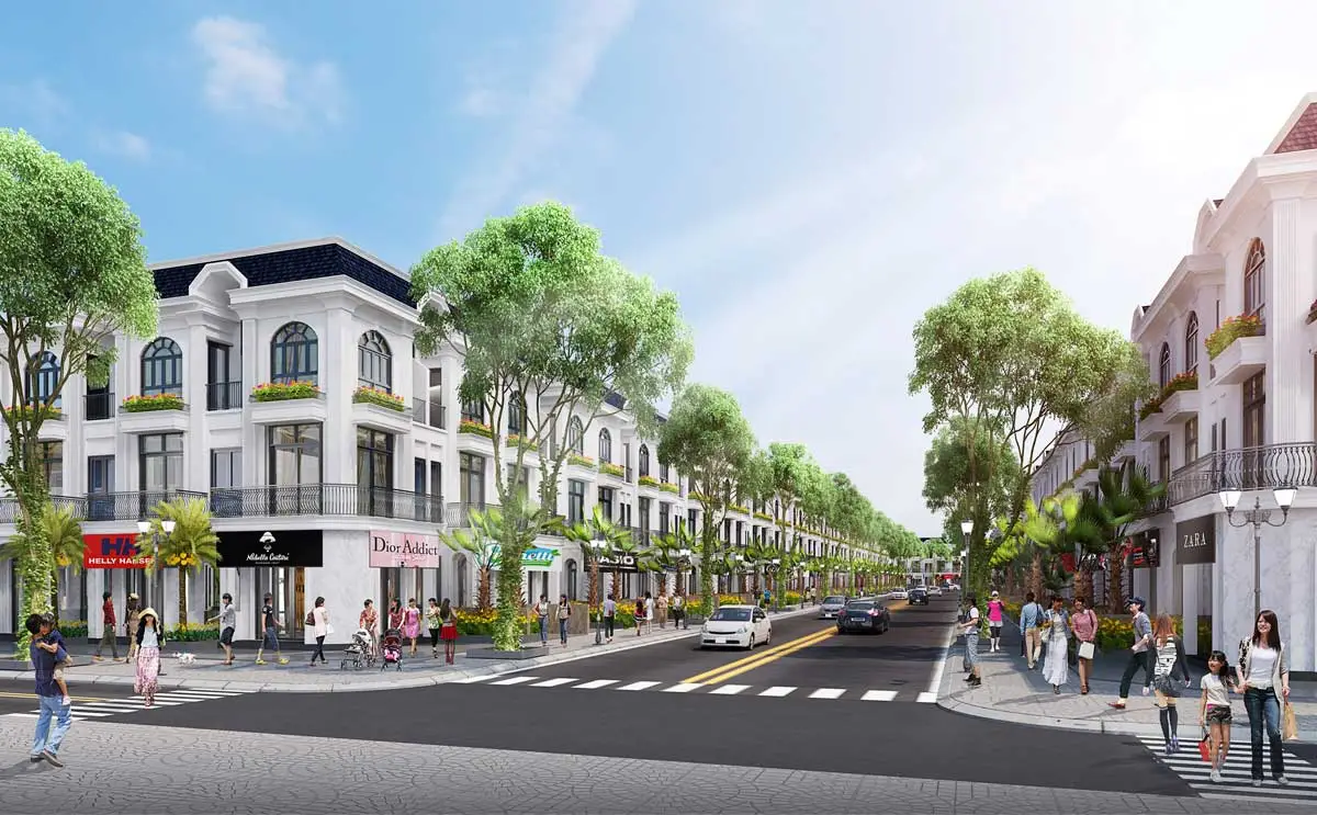 PHÚ MỸ GOLDEN HILL 5 Phối cảnh Nhà phố Phú Mỹ Golden Hill