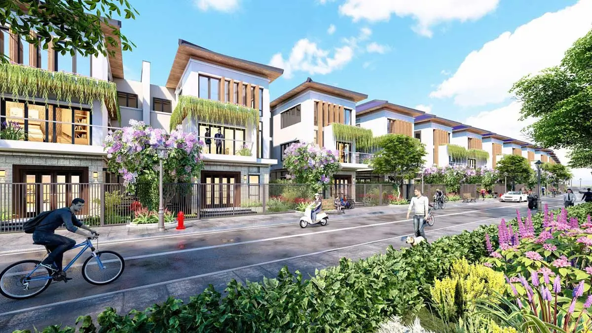 PHÚ MỸ GOLDEN HILL 4 Phối cảnh Biệt thự Phú Mỹ Golden Hill