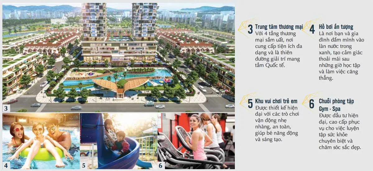 ARIA BÀ RỊA 4 Tiện ích nội khu Dự án Căn hộ Aria Bà Rịa