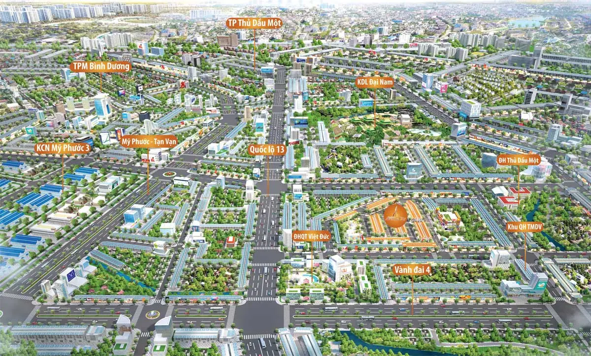 BÌNH DƯƠNG AVENUE CITY 6 Toàn cảnh Dự án Bình Dương Avenue City