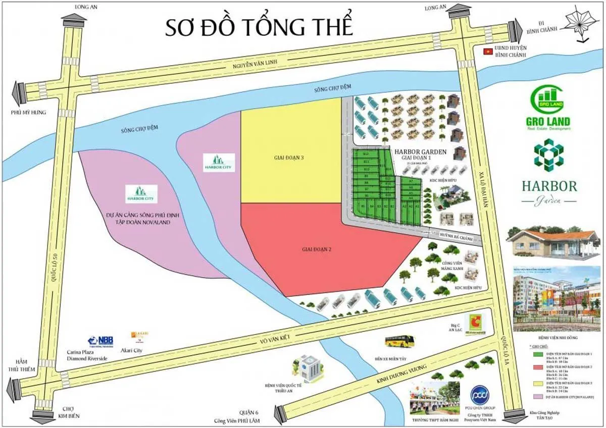 HARBOR GARDEN QUẬN 8 5 Mặt bằng Tổng thể Dự án Nhà phố Harbor Garden Quận 8