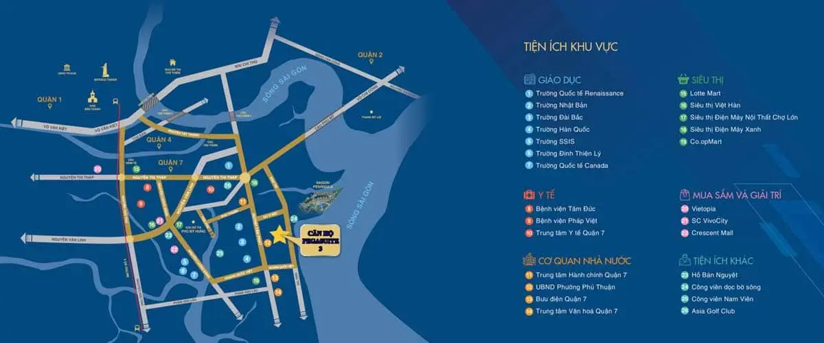 THE PEGASUITE 3 QUẬN 7 2 Vị trí Dự án Căn hộ Pegasuite 3 Quận 7