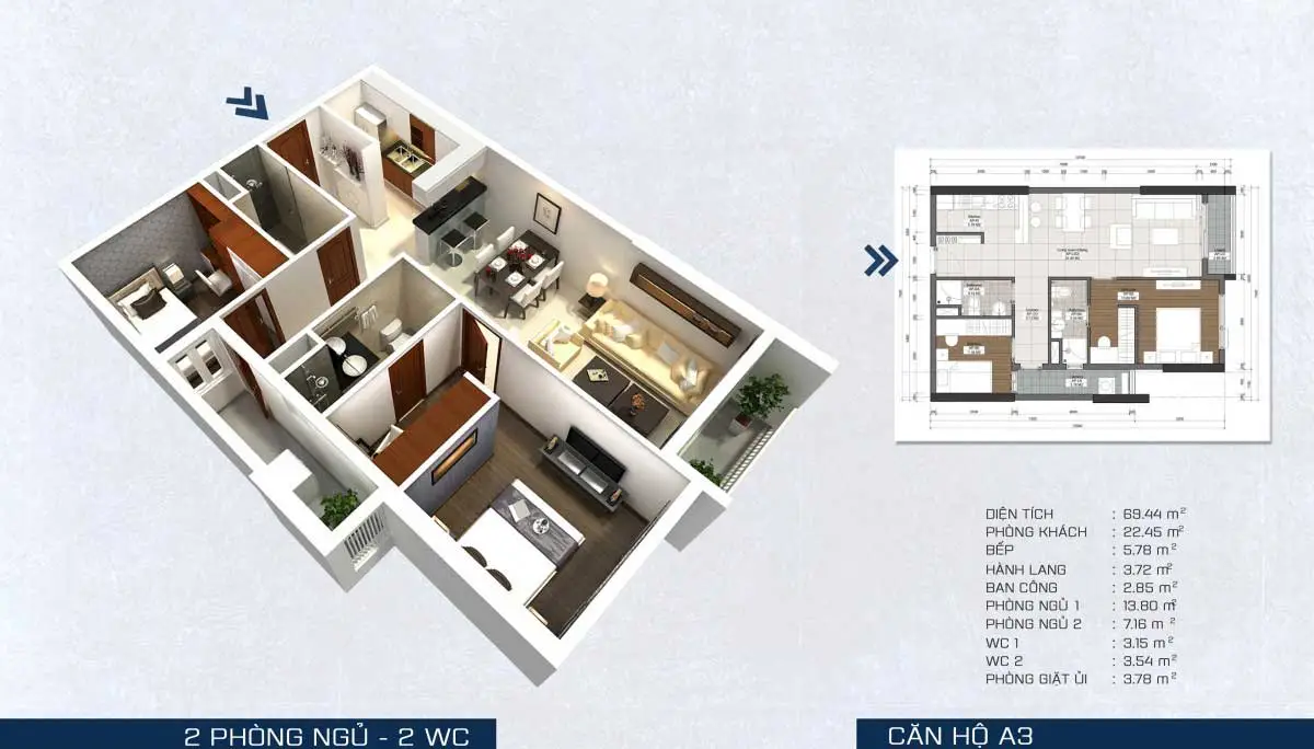 THE PEGASUITE 3 QUẬN 7 6 thiet-ke-can-ho-A3-the-pegasuite-3