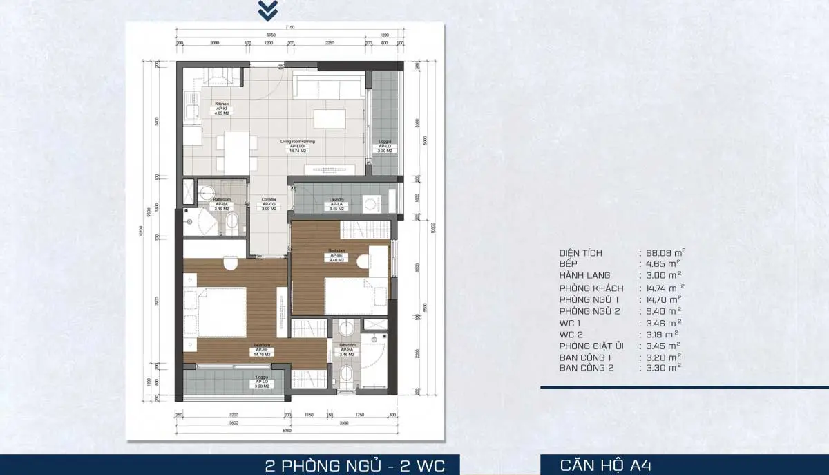 THE PEGASUITE 3 QUẬN 7 7 thiet-ke-can-ho-A4-the-pegasuite-3