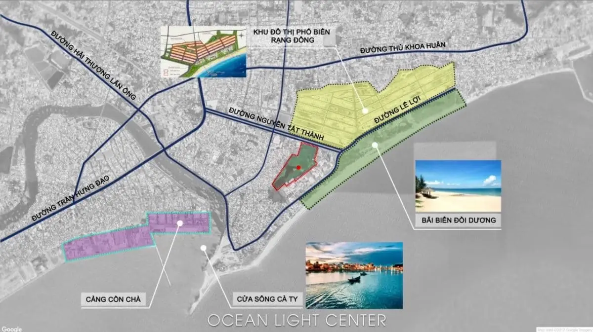OCEAN LIGHT CENTER 3 Vị trí Liên kết vùng Dự án Ocean Light Center Phan Thiết
