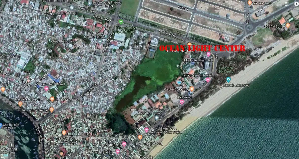 OCEAN LIGHT CENTER 2 Vị trí Dự án Ocean Light Center Phan Thiết