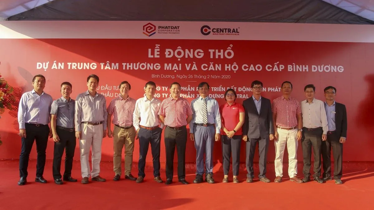 BÌNH DƯƠNG GRAND VIEW 3 Ông Nguyễn Văn Đạt - Chủ tịch Phát Đạt tại buổi lễ