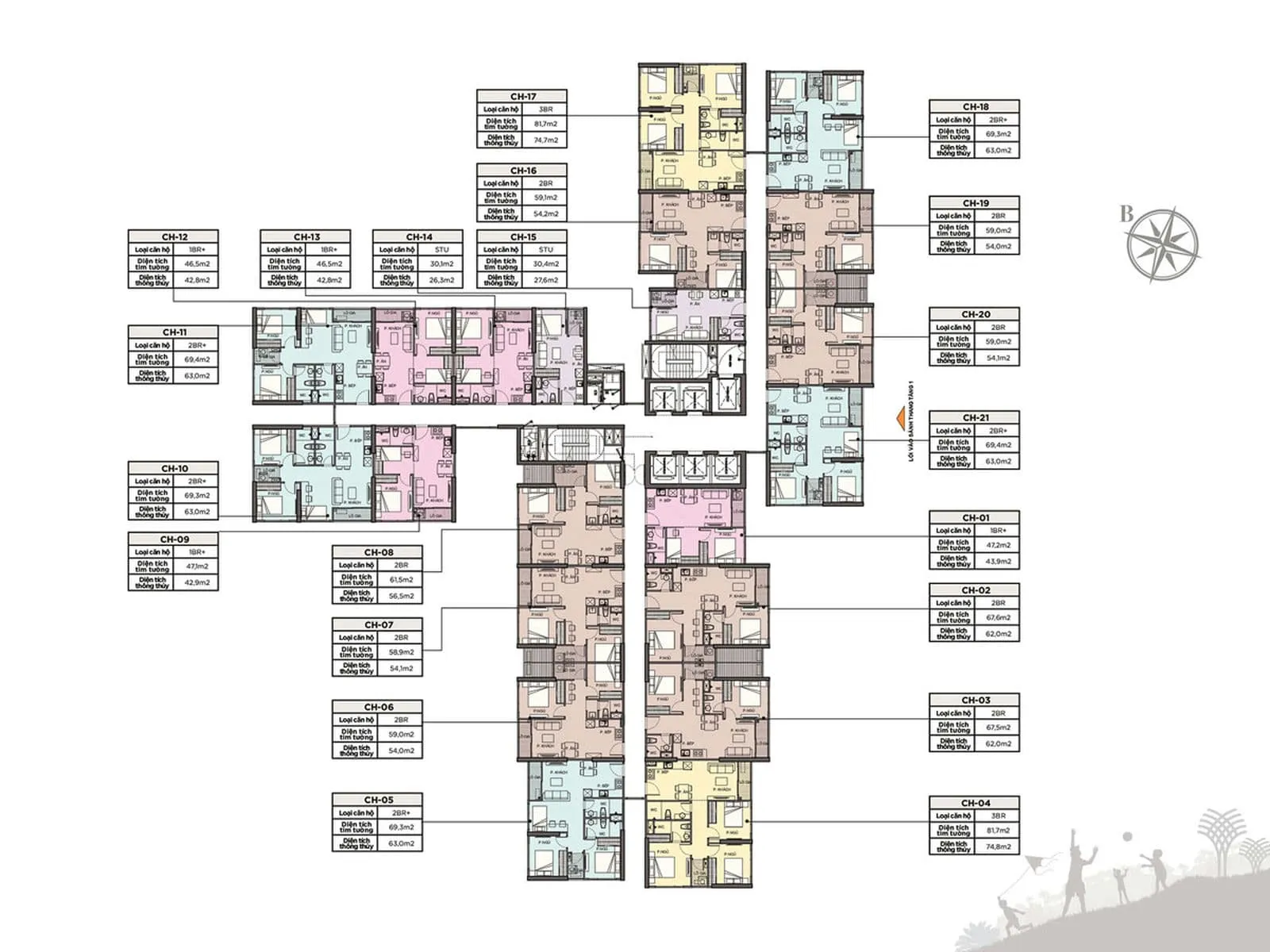 BÌNH DƯƠNG GRAND VIEW 15 Mặt bẳng tầng Bình Dương Grand View