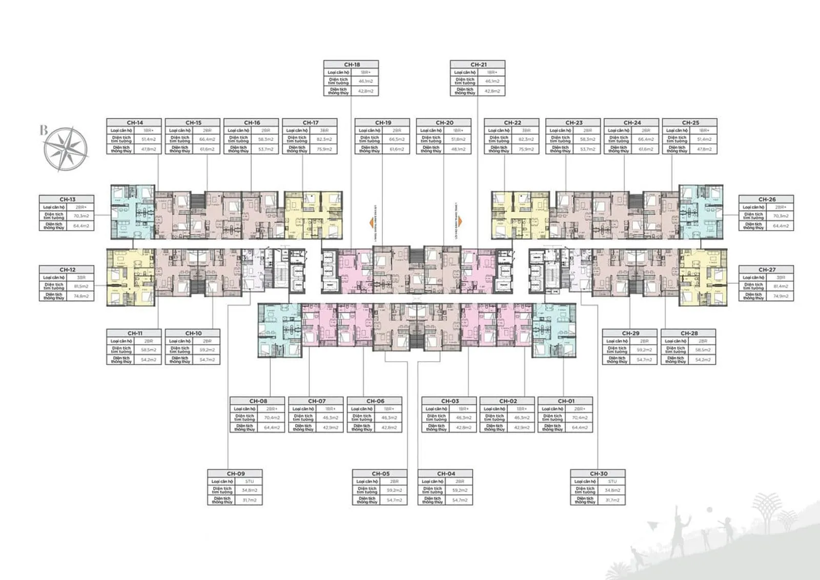 BÌNH DƯƠNG GRAND VIEW 14 Mặt bằng tầng Dự án Bình Dương Grand View
