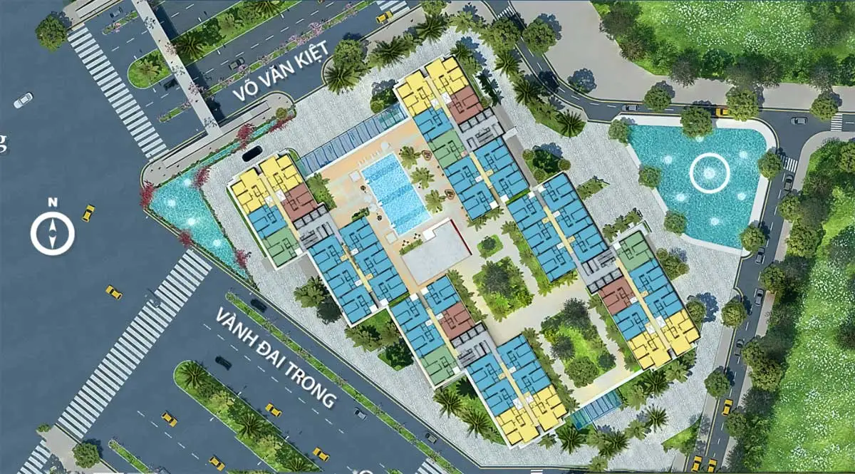 CITY GATE 1 QUẬN 8 4 Mặt bằng Tổng thể Dự án Căn hộ City Gate Quận 8