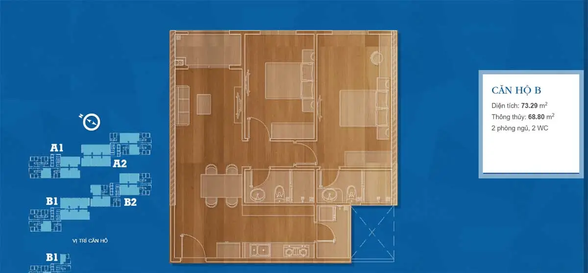 CITY GATE 1 QUẬN 8 5 Thiết kế Căn hộ loại B City Gate Quận 8