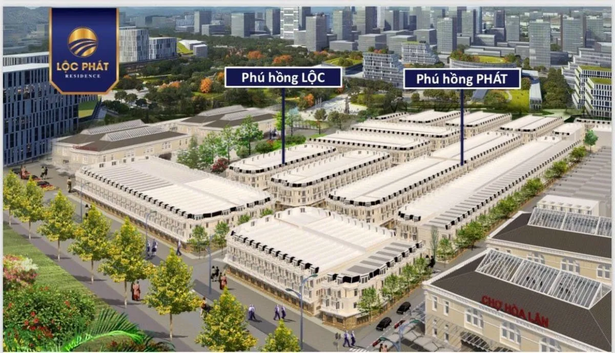 LỘC PHÁT RESIDENCE BÌNH DƯƠNG 3 2 phân khu Phú Hồng Lộc & Phú Hồng Phát trong Dự án Lộc Phát Residence