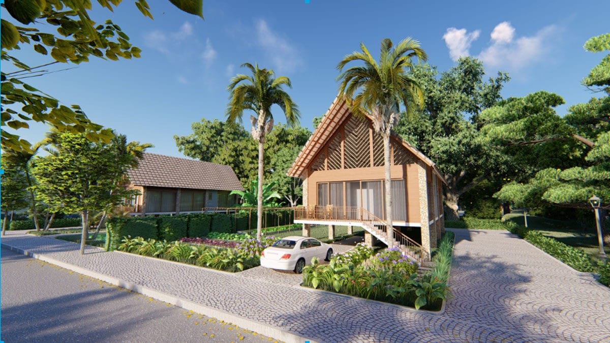 Thiết kế biệt thự Dự án Eco Bangkok Villas Bình Châu