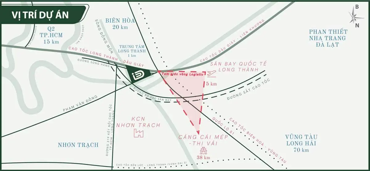 LONG THÀNH RIVERSIDE 2 Vị trí Dự án Long Thành Riverside
