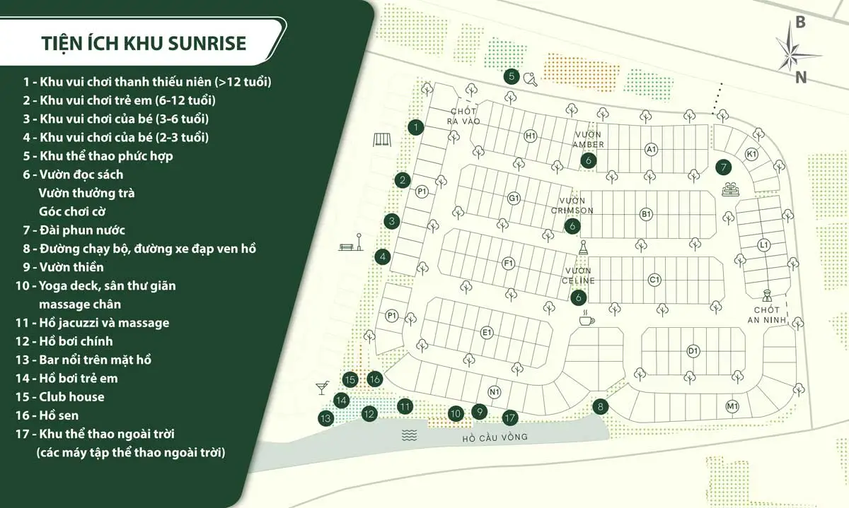 LONG THÀNH RIVERSIDE 3 Tiện ích nội khu Dự án Long Thành Riverside