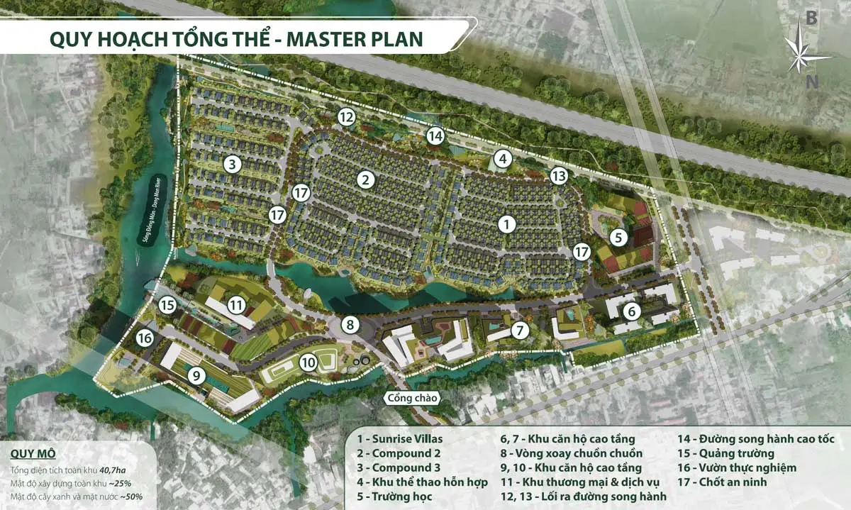 LONG THÀNH RIVERSIDE 5 Mặt bằng Dự án Long Thành Riverside