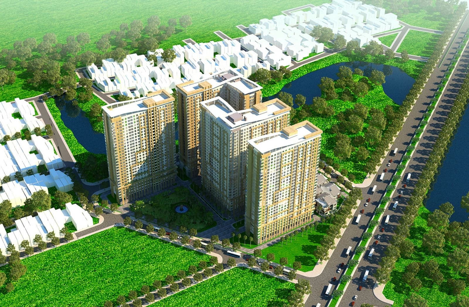 Phối cảnh Dự án Căn hộ City Gate 2 - Diamond Riverside Quận 8