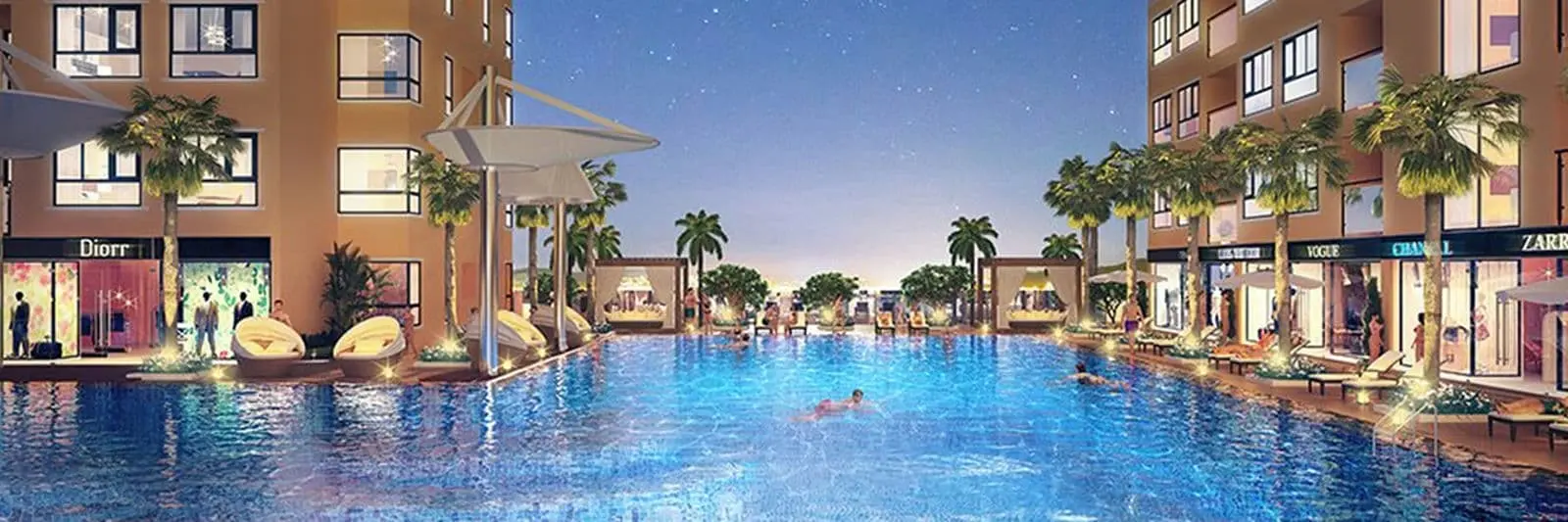 CITY GATE 2 DIAMOND RIVERSIDE QUẬN 8 4 Hồ bơi Dự án Căn hộ City Gate 2 - Diamond Riverside Quận 8