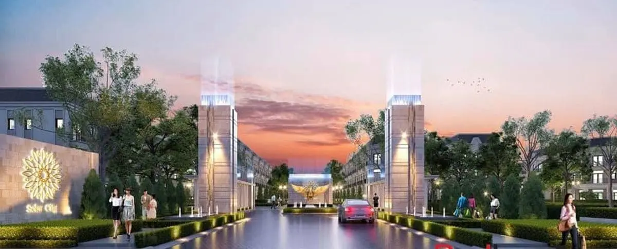 SOLAR CITY LONG AN 4 Cổng chào Dự án Solar City Bến Lức Long An