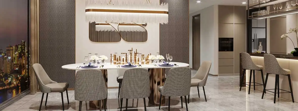 THE OPERA RESIDENCE QUẬN 2 14 Phòng ăn Căn hộ The Opera Residence