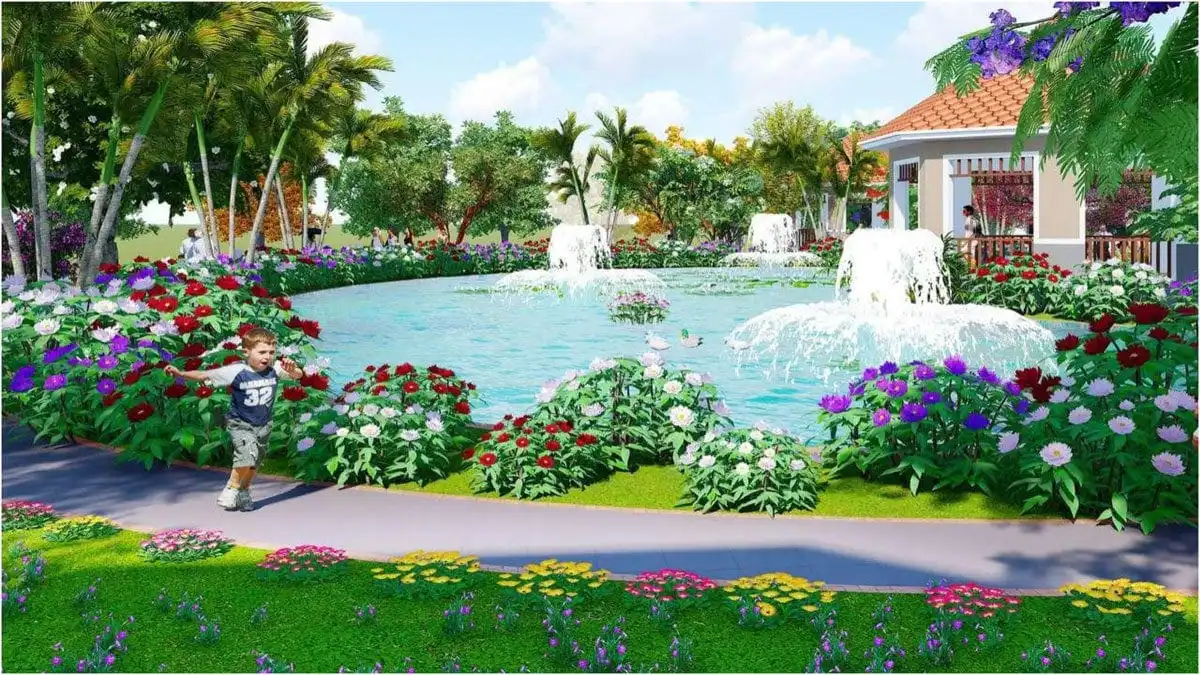 TÂN PHƯỚC KHÁNH VILLAGE 5 Khu hồ bơi tại nội khu Dự án Tân Phước Khánh Village