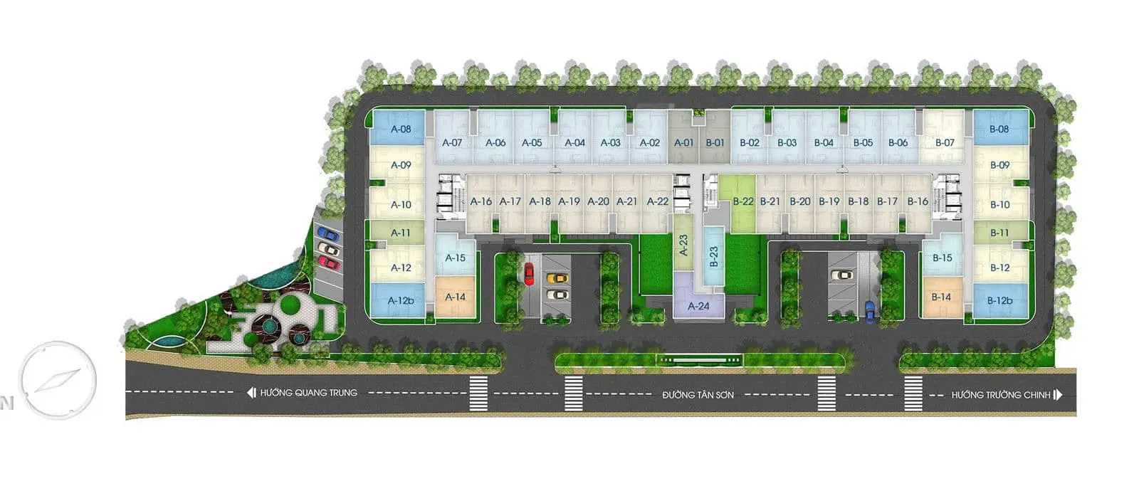 GOLF VIEW PALACE TÂN BÌNH 12 Mặt bằng Tầng Golf View Palace Tân Bình