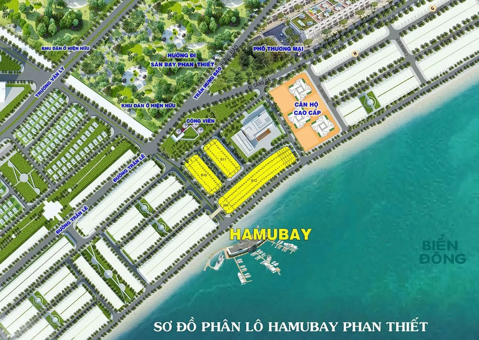HAMUBAY PHAN THIẾT 6 Mặt bằng phân lô Dự án Hamubay Phan Thiết