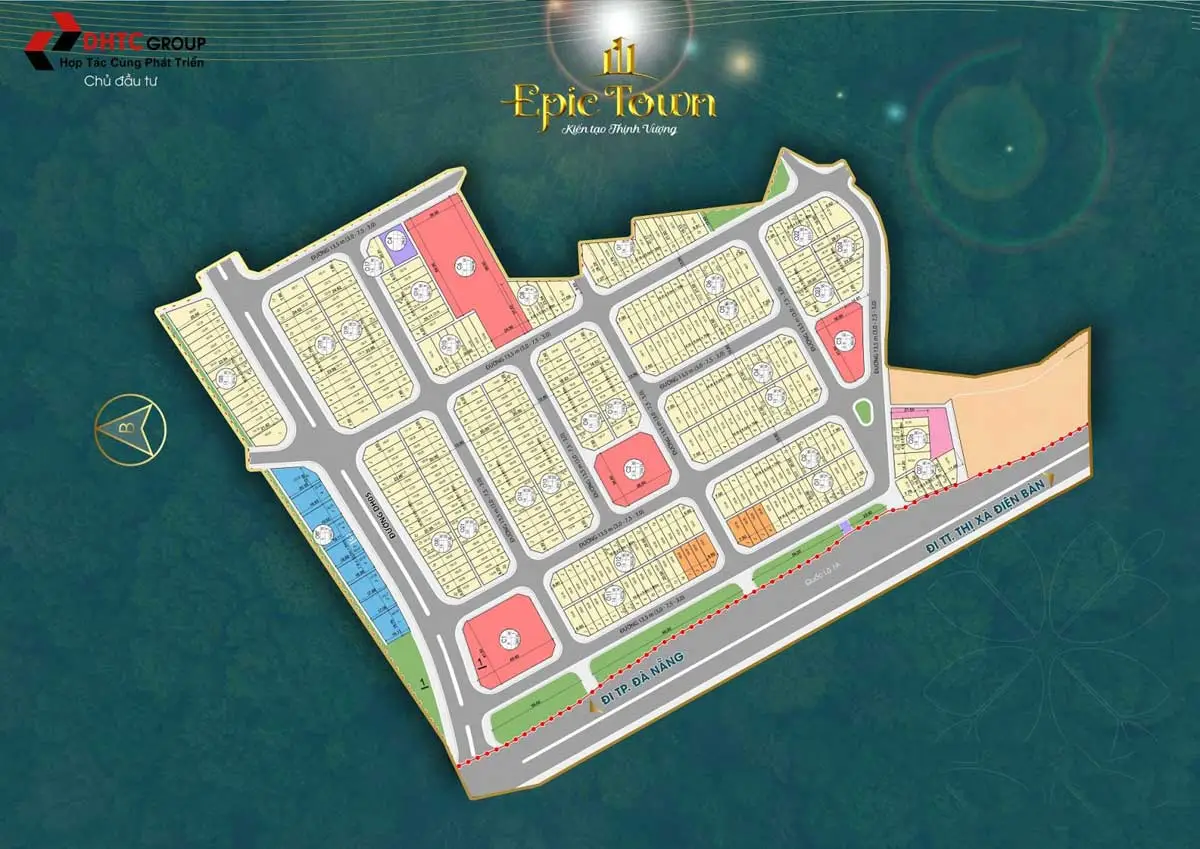 EPIC TOWN ĐIỆN THẮNG 6 Mặt bằng Dự án Epic Town Điện Thắng Quảng Nam