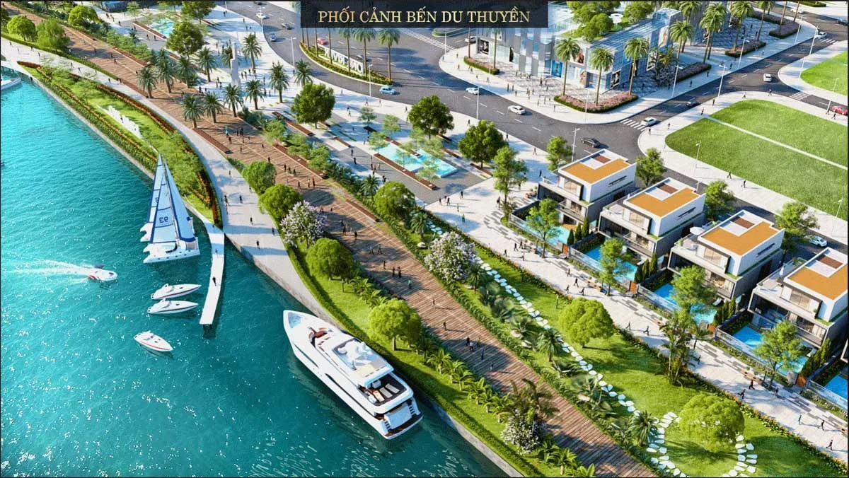 BIỆT THỰ NON NƯỚC ĐÀ NẴNG 7 Tiện ích Bến Du Thuyền Dự án Biệt thự Non Nước Ngũ Hành Sơn Đà Nẵng