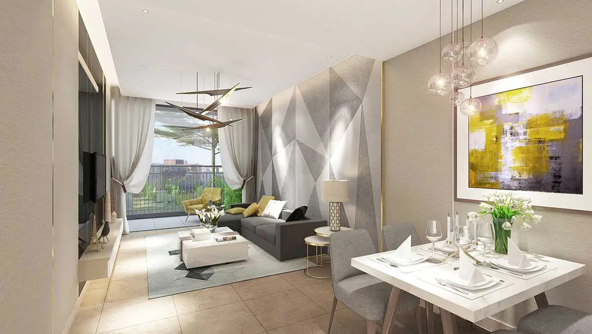 LUX STAR QUẬN 7 10 Phòng khách Căn hộ Lux Star