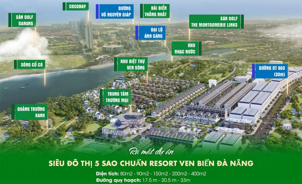 Tiện ích khu vực Dự án One World Regency Đà Nẵng