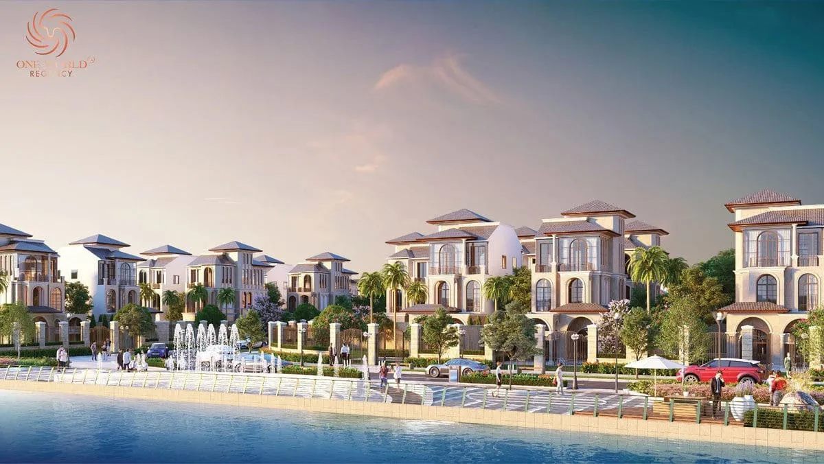 ONE WORLD REGENCY ĐÀ NẴNG 10 Phối cảnh Phân khu Villas Ý tại Dự án One World Regency