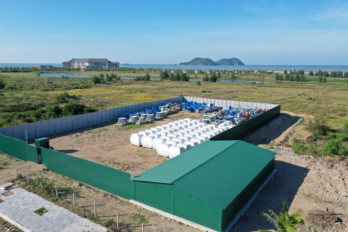 CỬA LÒ BEACH VILLA NGHỆ AN 6 Bãi tập kết cabin cáp treo