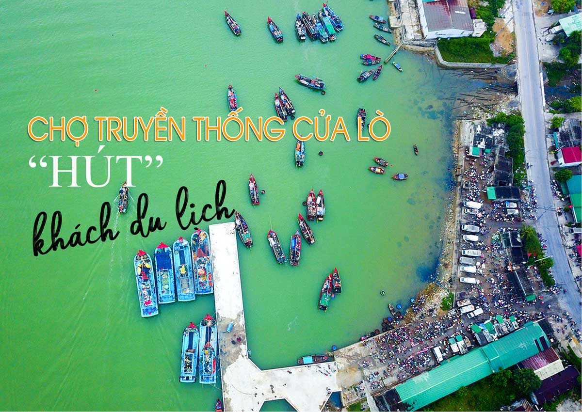 Chợ truyền thống Cửa Lò “hút” khách du lịch